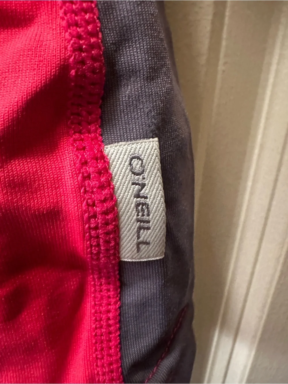 O'Neill Women’s Short Sleeve Rash Guard - Pink/Grey